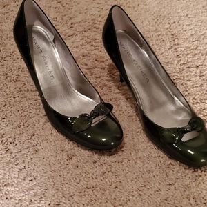 Marc Fisher Pine Green Pumps